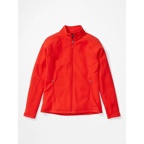 Marmot Rocklin Fleece For Womens Red XNQ248650